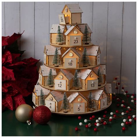 Light Up Village Rotating Advent Calendar | Hobby Lobby | 5982814