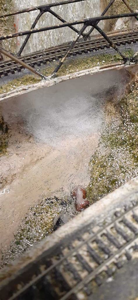 Image result for Model Railroad Waterfall Using Silicon