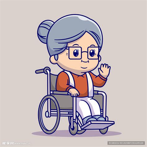卡通老奶奶关爱老年人设计图__卡通设计_广告设计_设计图库_昵图网