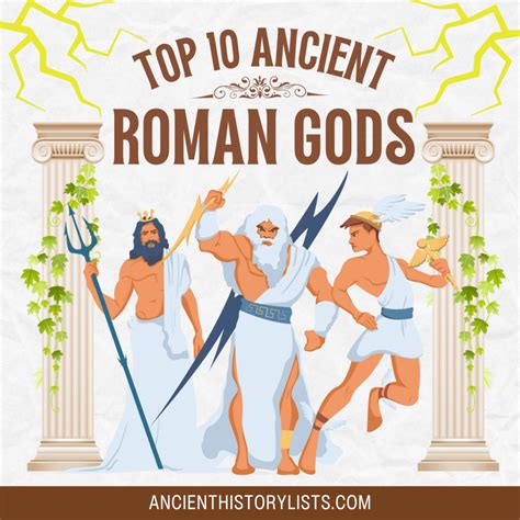 Names Of Ancient Rome Gods 17 Famous Roman Gods And Goddesses