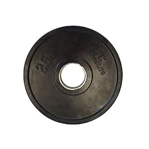 SANR Olympic Rubber Bumper Weight Plates,Barbell Weights,(51 MM Hole, 2 ...