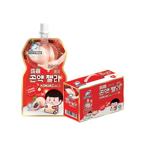 KONJOC JELLY LYCHEE 130G | Seela Korean Mart Chennai