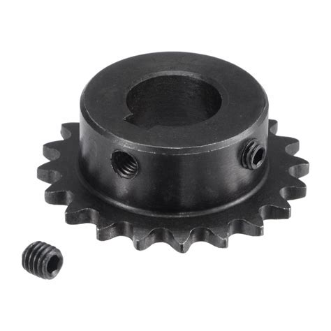 4-Point Sprocket 08B 20 Teeth 15mm Hole Industrial Gear 45 Steel With