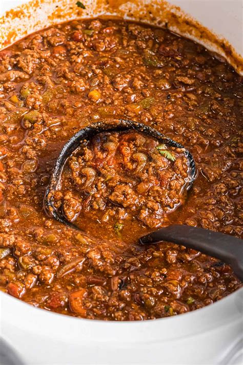 Chili Recipe No Beans Crock Pot | Deporecipe.co