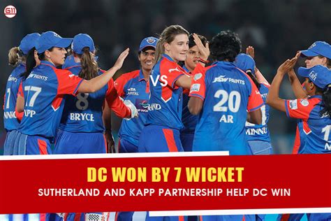 DC Won By 7 Wicket: Sutherland And Kapp’s Partnership Help DC Win