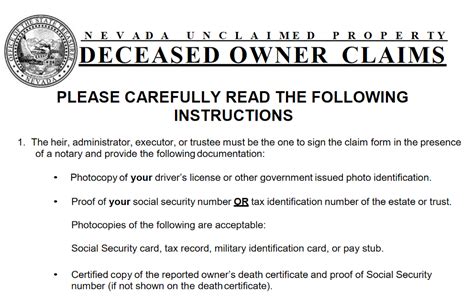 Unclaimed Money In Nevada - The Ultimate Guide - 2025 - Public Records ...
