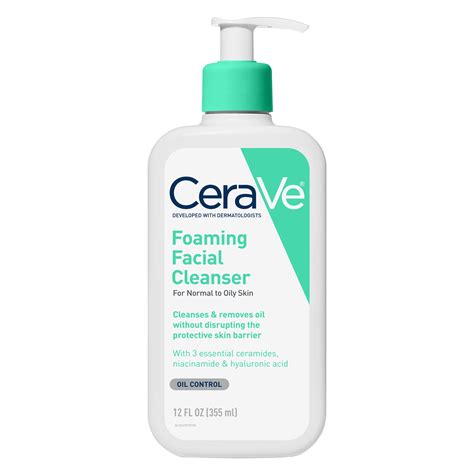 CeraVe Foaming Facial Cleanser, Daily Face Wash, 12 Ecuador | Ubuy