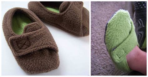 Image result for Fleece Slipper Pattern