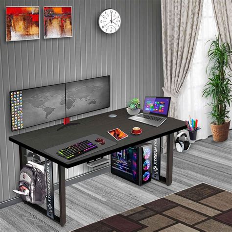 Xtreme PRO M1-Gaming, Work & Study Desk. Large for PC, Dual Monitors ...