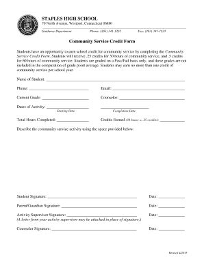 Fillable Online shs westport k12 ct shs westport Fax Email Print ...