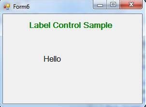 Image result for Label Control Visual Basic