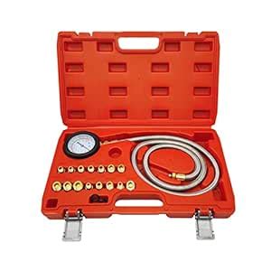 Yuans 0-150 PSI Engine Fuel Injector Pump Pressure Tester Gauge Kit Oil ...