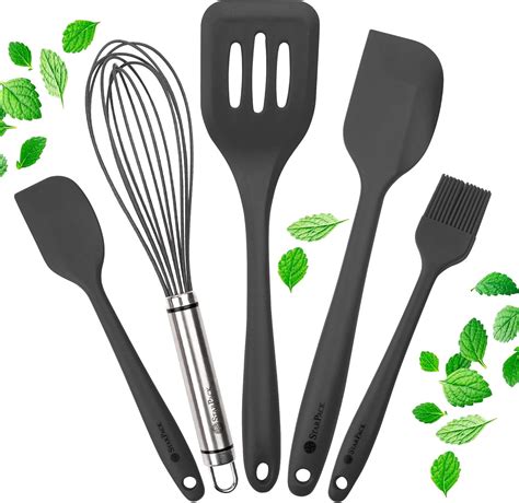 Buy StarPack Premium Silicone Kitchen Utensils Set (5 Piece) - High ...
