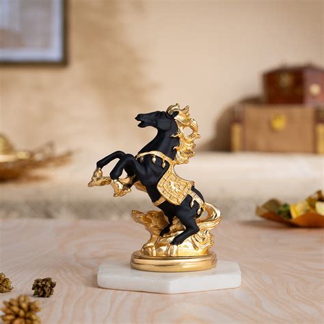 Feng Shui Knight Horse - Gold Plated