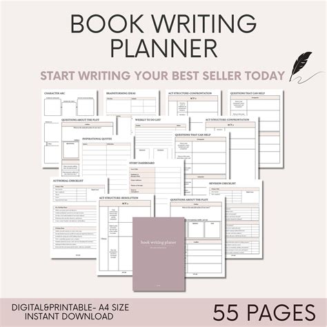 Image result for Book Writing Planner