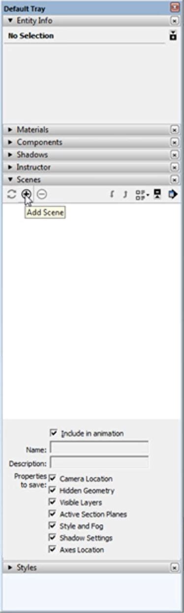 SketchUp Scenes Tutorial 的图像结果