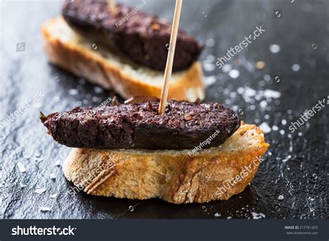 Typical Spanish Tapas Blood Sausage Called Stock Photo 217761355 ...