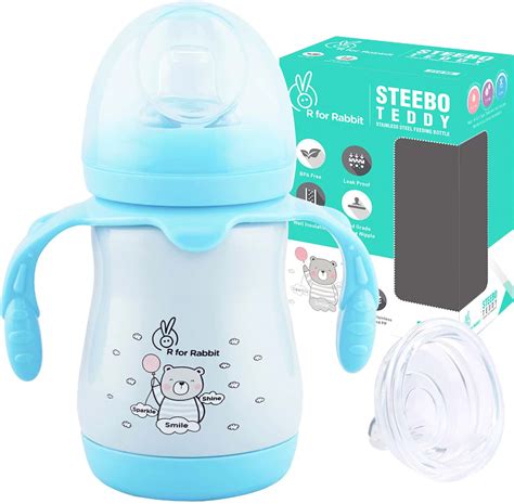Buy R FOR RABBIT STEEBO TEDDY SPOUT CUP 210ML YELLOW Online & Get Upto ...