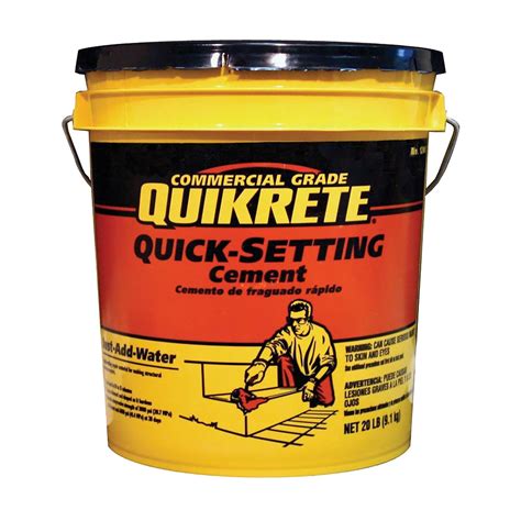 The Quikrete Companies - 9 kg Pail Quick-Setting Cement | Bagged Cement ...