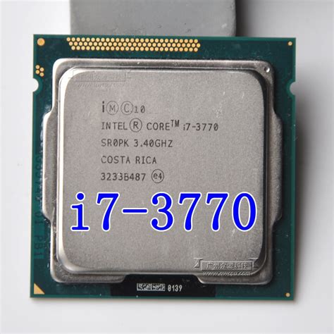 Intel Core i7 3770 3.4GHz 8M 5.0GT/s LGA 1155 SR0PK CPU Desktop ...
