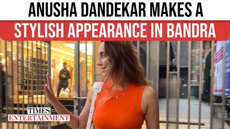 Anusha Dandekar Makes a Stylish Appearance in Bandra