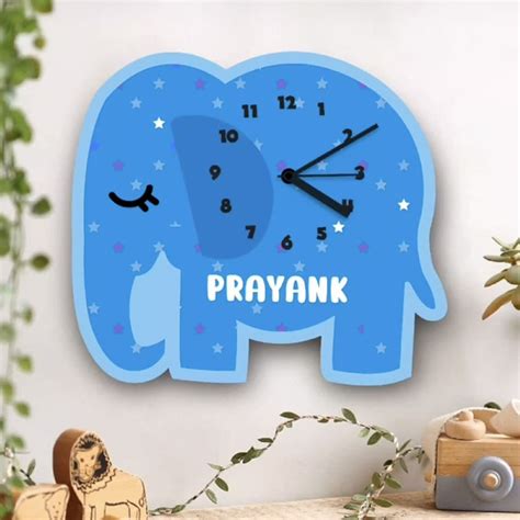 Wall Clock- Elephant – Babble Wrap
