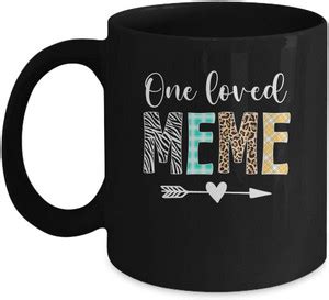 AVP Meme Women Cute Design One Loved Meme Mother's Day Latte ...