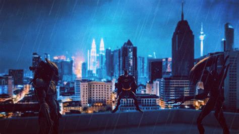 Image result for Alien Batman HD Predator vs vs