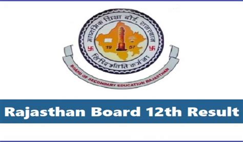 Rajasthan Board BSER 12th Science Result 2020 released check RBSE 12th ...