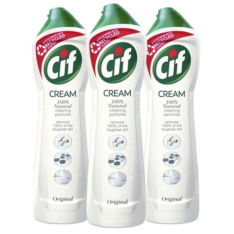 Cif Original Cream Multipurpose Surface Cleaner enriched with a fresh ...