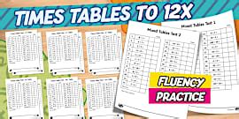 Multiplication Table Warm-Up