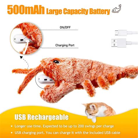 Automatic Flopping Lobster Pet Toy | Claws n Paws