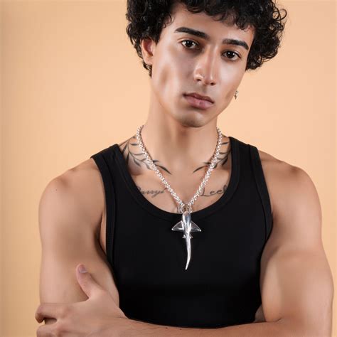 Pedant Chain Textured Necklace | Handmade – Equiivalence