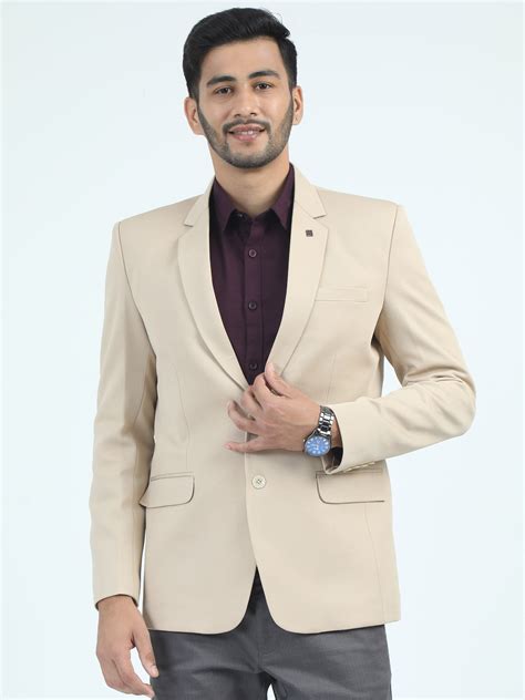 MEN'S SANDEL SOLID SLIM FIT BLAZER