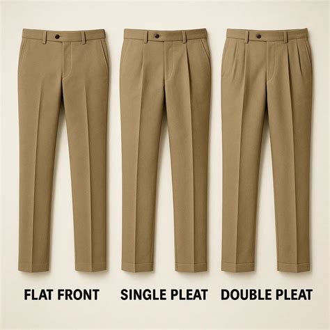 Master Flat Front vs. Single & Double Pleat Pants | Ultimate Guide