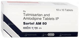 Sartel Am 80 Tablet 10: Uses, Side Effects, Price & Substitutes