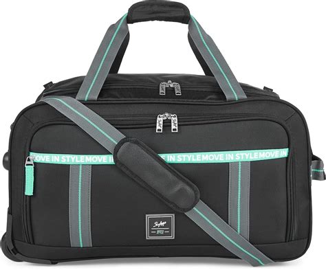 Skybags Hustle DF 55 Polyester Duffle Luggage (Green) : Amazon.in: Fashion