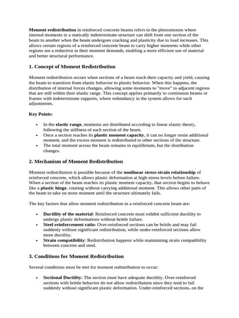 Image result for Moment Redistribution Method Examples