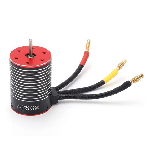 CLAPON RC Brushless Motor, RC 3650 5200KV Brushless Motor High Speed 12 ...