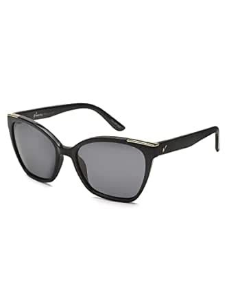 VELOCITY Polarized UV 400 Protection Rectangular Shaped black Stylish ...