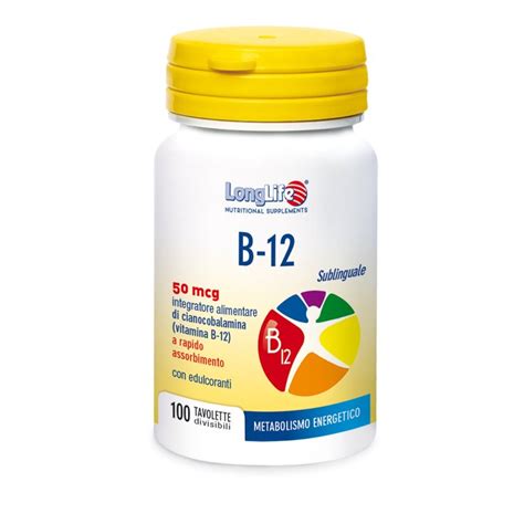 B-12 Sublingual 50mcg LongLife 100 Tav - Loreto Pharmacy