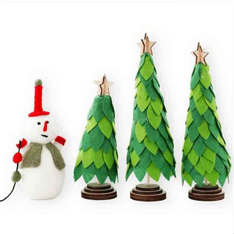 Felt Christmas Tree Pattern 的图像结果