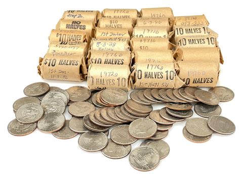 Lot - LOT OF 500 ASSORTED KENNEDY HALF DOLLARS