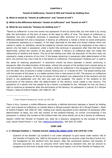 Lease Licences Rent Control and Slum Clearance in Delhi Chapter 3 ...