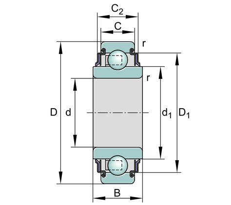 204-XL-KRR Deep groove ball bearing: inform yourself & order online on ...