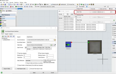 Image result for Using Excel Schedule in Flexsim