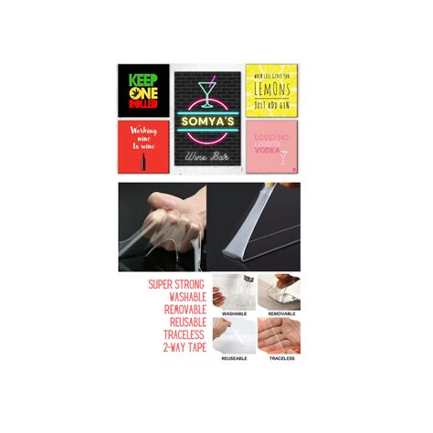 Buy Wall Art Decor Set Gallery Wrapped Prints -Bar Designs – Nutcase