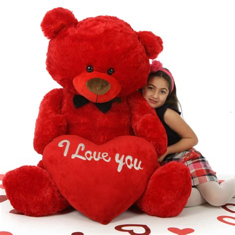 Buy RED HOT VALENTINE?S DAY GIANT TEDDY BEAR Online at Best Price | Od
