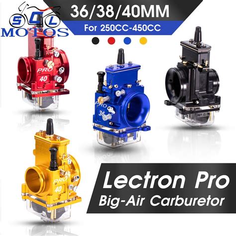 36 38 40mm High Velocity Lectron PRO-SERIES Carburetor For YZ250F KX250F RMZ250 CRF250R CRF450R ...