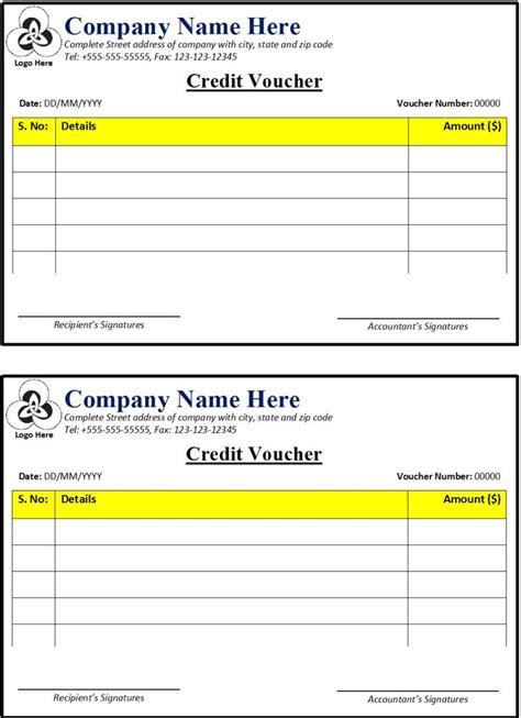 Image result for Voucher Example